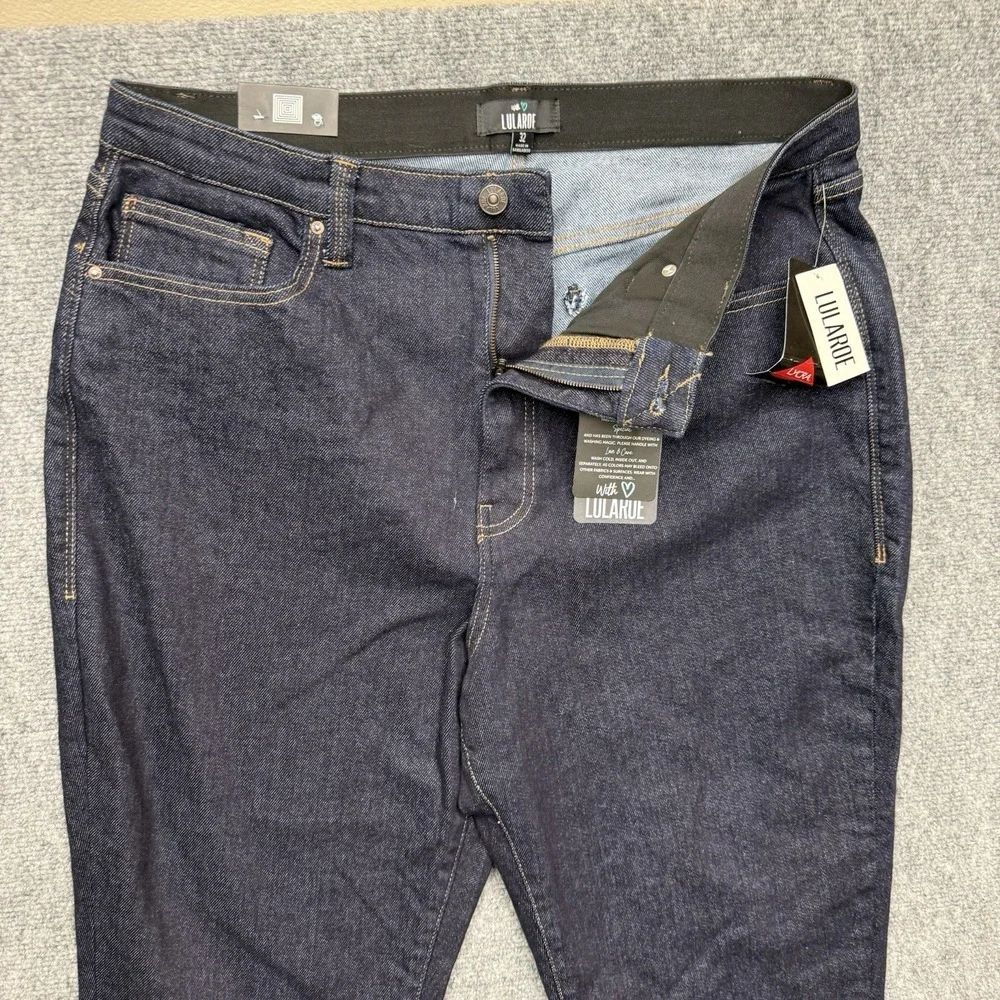 Lularoe Flare Jeans Women's size 32‎ Dark wash 32x32 Denim